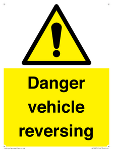 Danger Vehicles Reversing